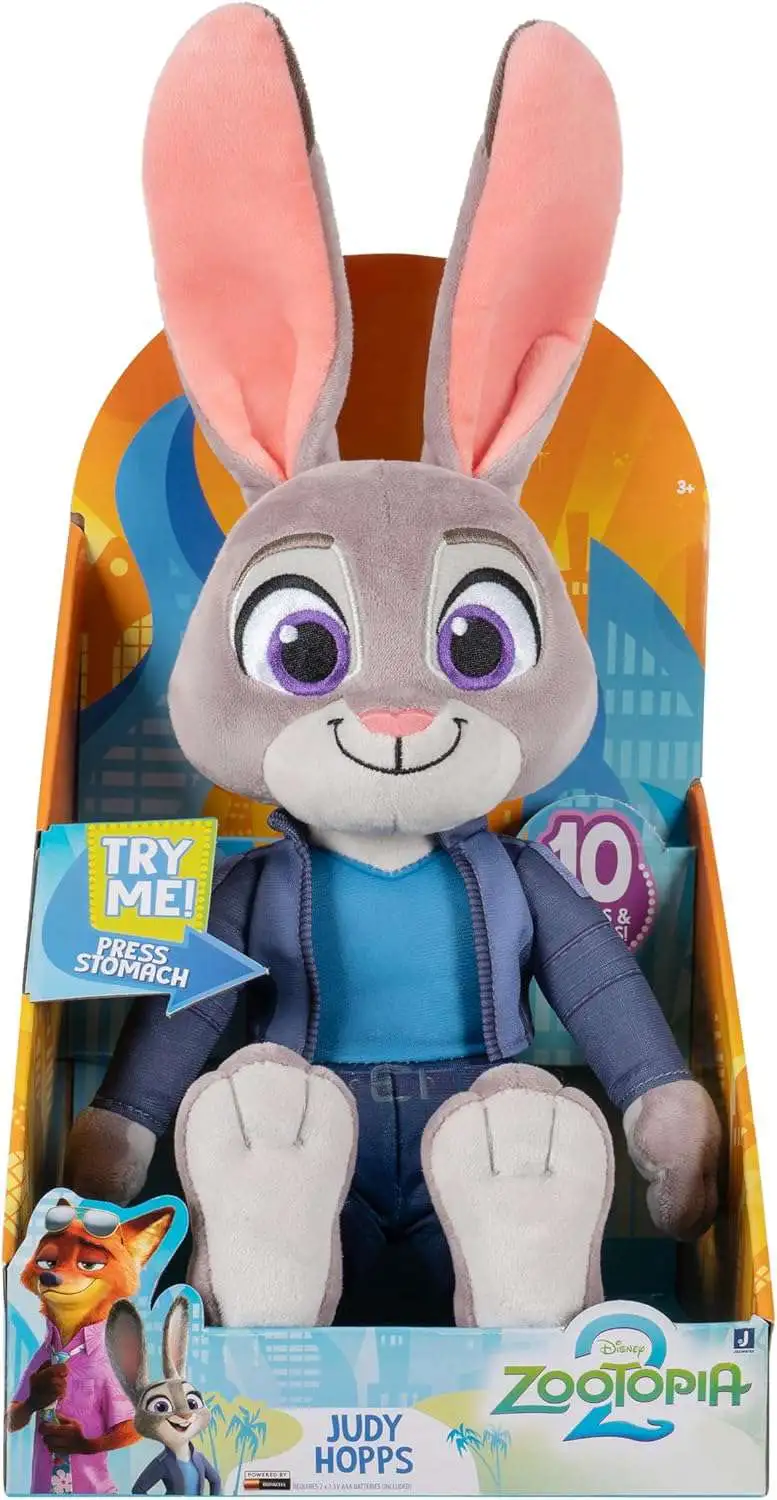 Disney Zootopia 2 Judy Hopps 14-Inch Plush with Sound