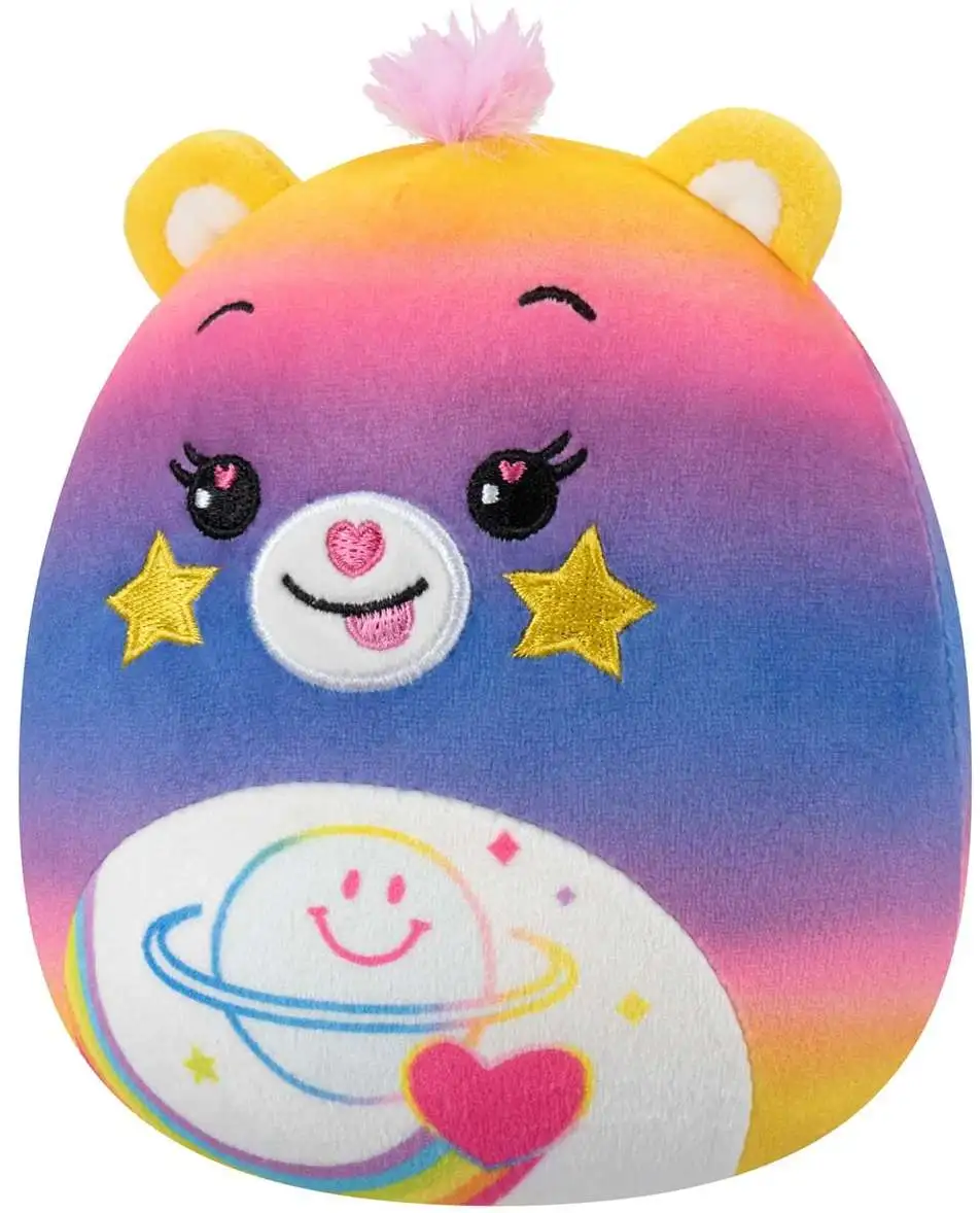 Squishmallows Care Bears Starlight Love Bear 5-Inch Plush