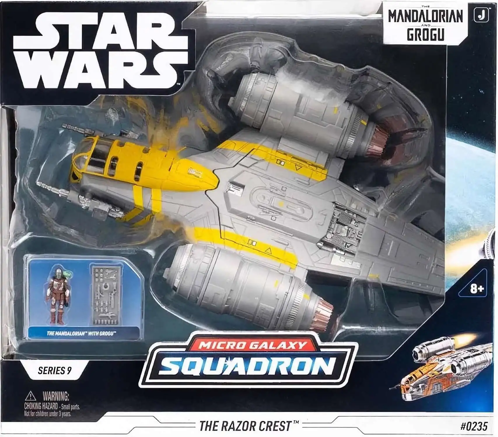 Star Wars Micro Galaxy Squadron The Razor Crest Vehicle Jazwares