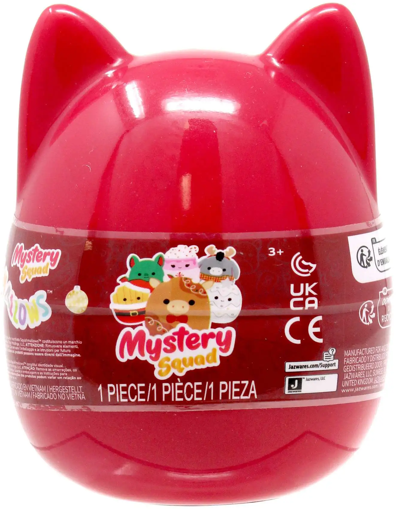 Squishmallows Mystery Squad 2025 Christmas Holiday 4-Inch Mini Plush Mystery Pack