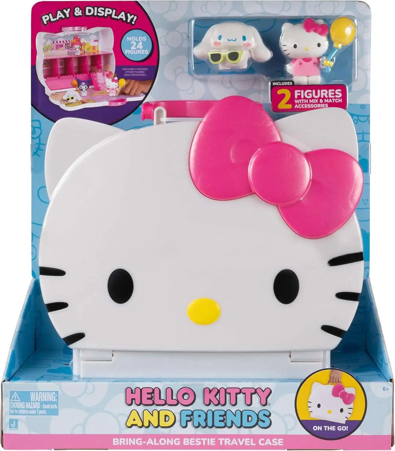 Sanrio Hello Kitty Friends Bring-Along Bestie Travel Case Playset