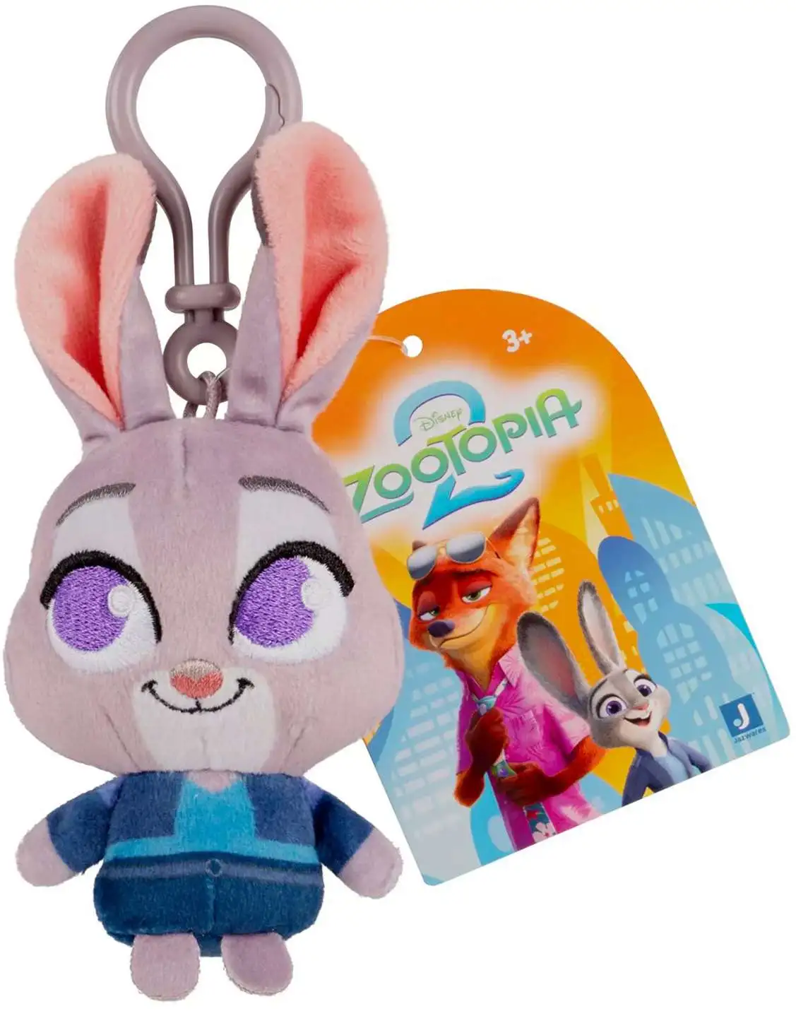 Disney Zootopia 2 Judy Hopps 3-Inch Clip on Plush
