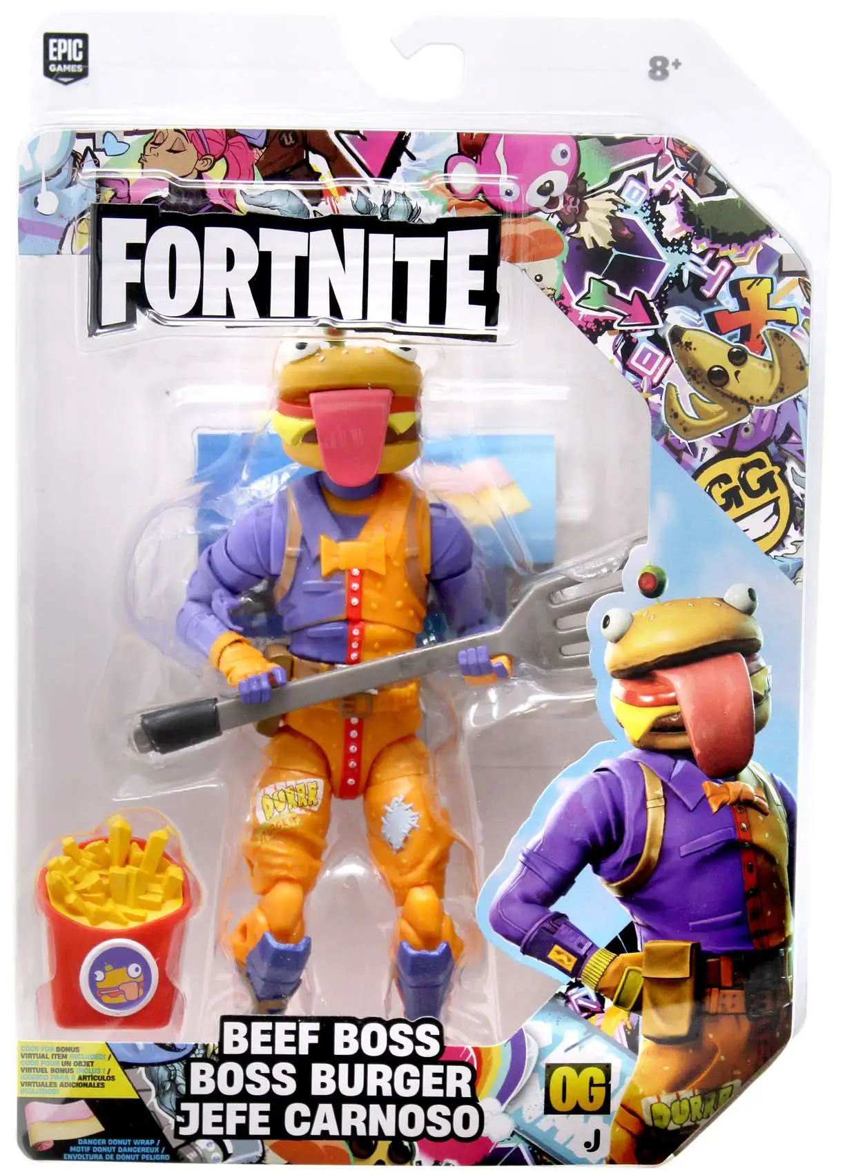 Fortnite Legendary Series Beef Boss 6 Action Figure Includes
