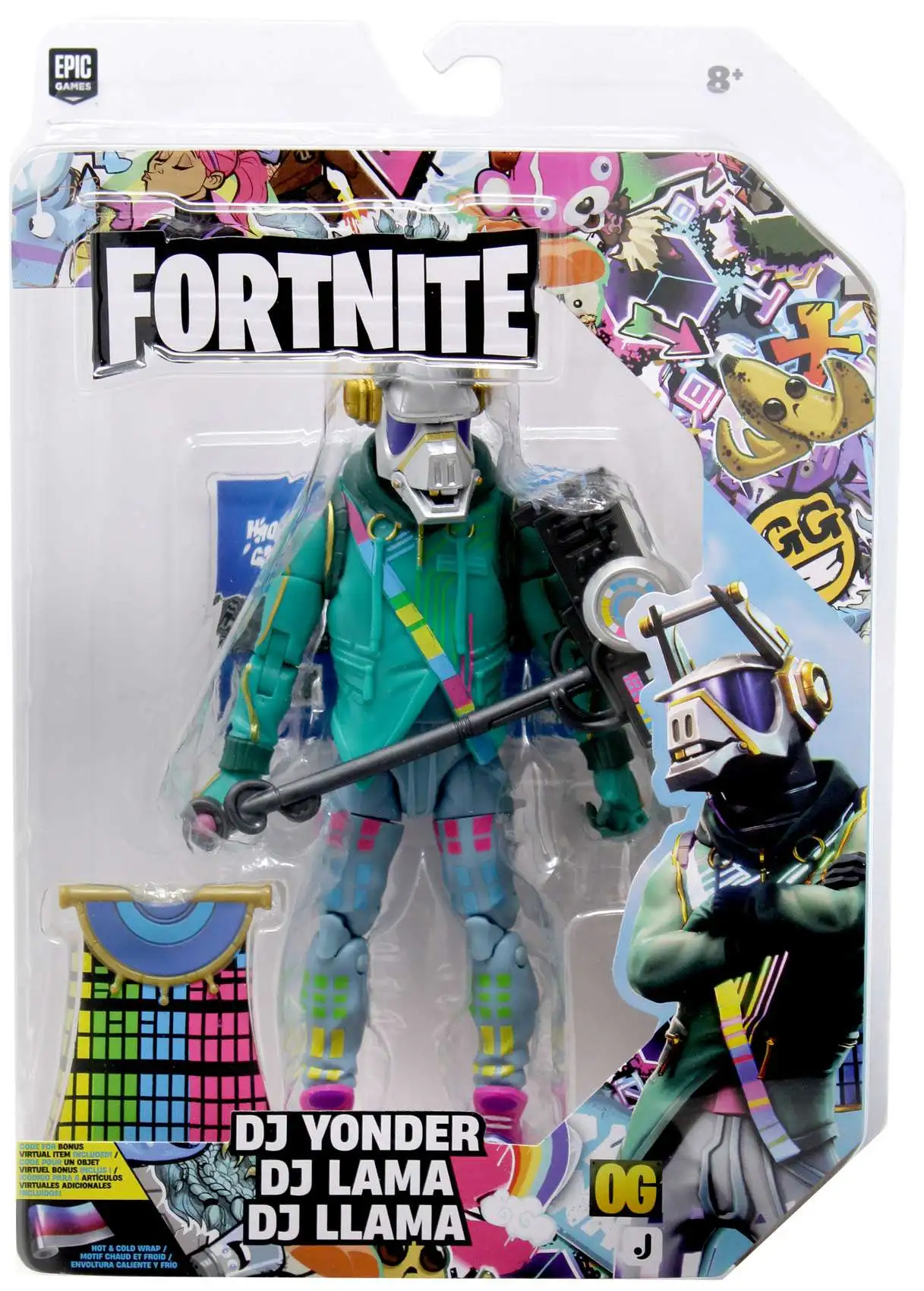 FORTNITE DJ YONDER フィギュア Fortnite Legendary Series DJ Yonder 6 Action Figure Includes