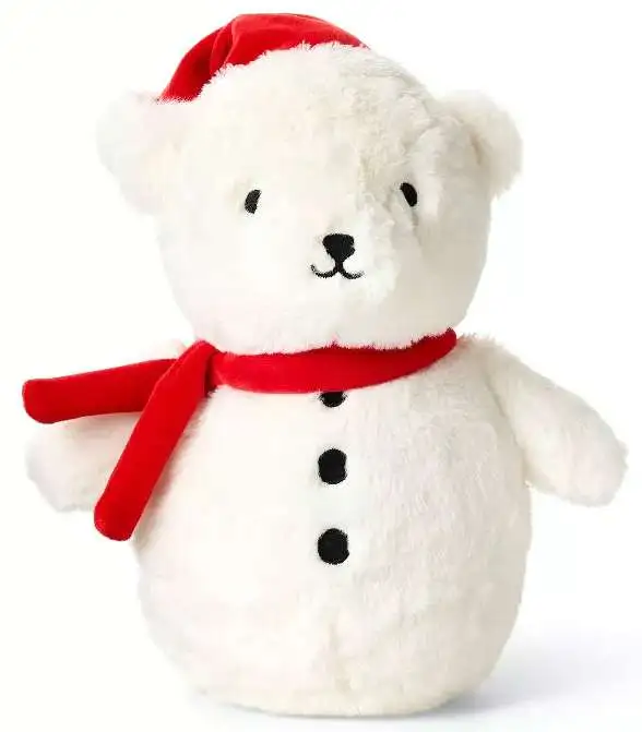Cloud Island Holiday Snow Bear 10-Inch Plush