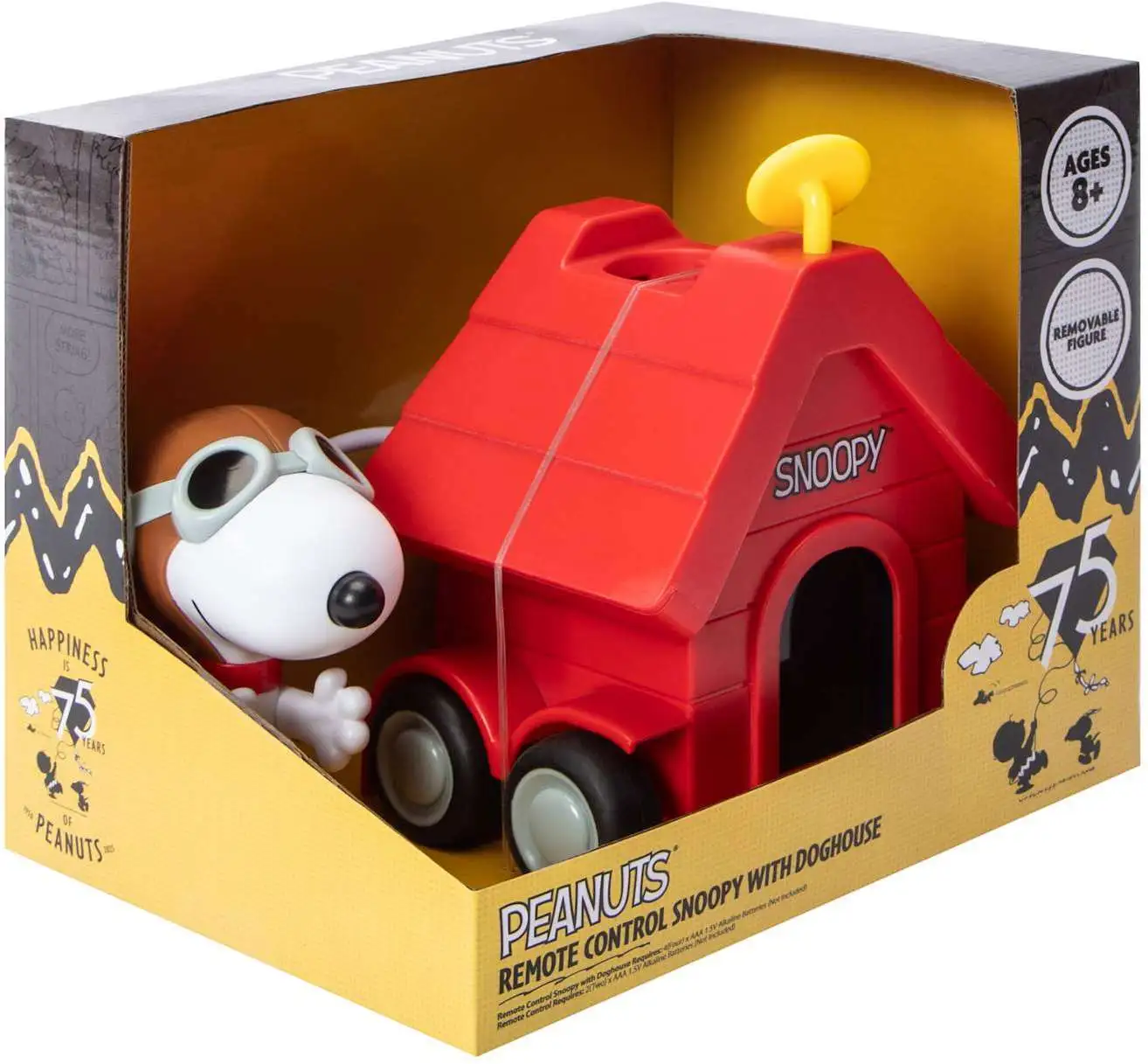 Peanuts Snoopy with Doghouse Exclusive R/C Remote Control Figure