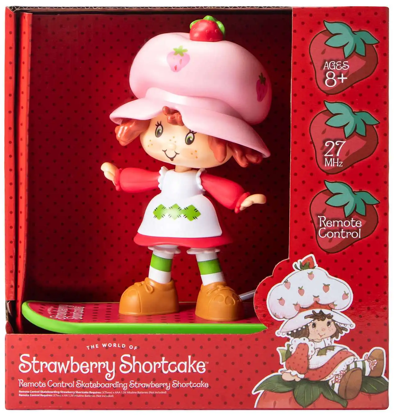 Skateboarding Strawberry Shortcake 7-Inch R/C Remote Control Figure