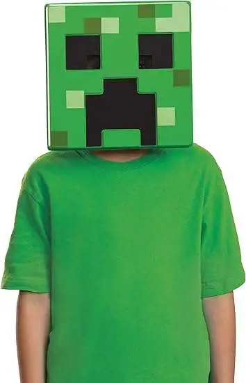 Masque Minecraft Steve Pour Enfant - Déguisement Officiel Mojang, Demi-masque Facile à Ajuster