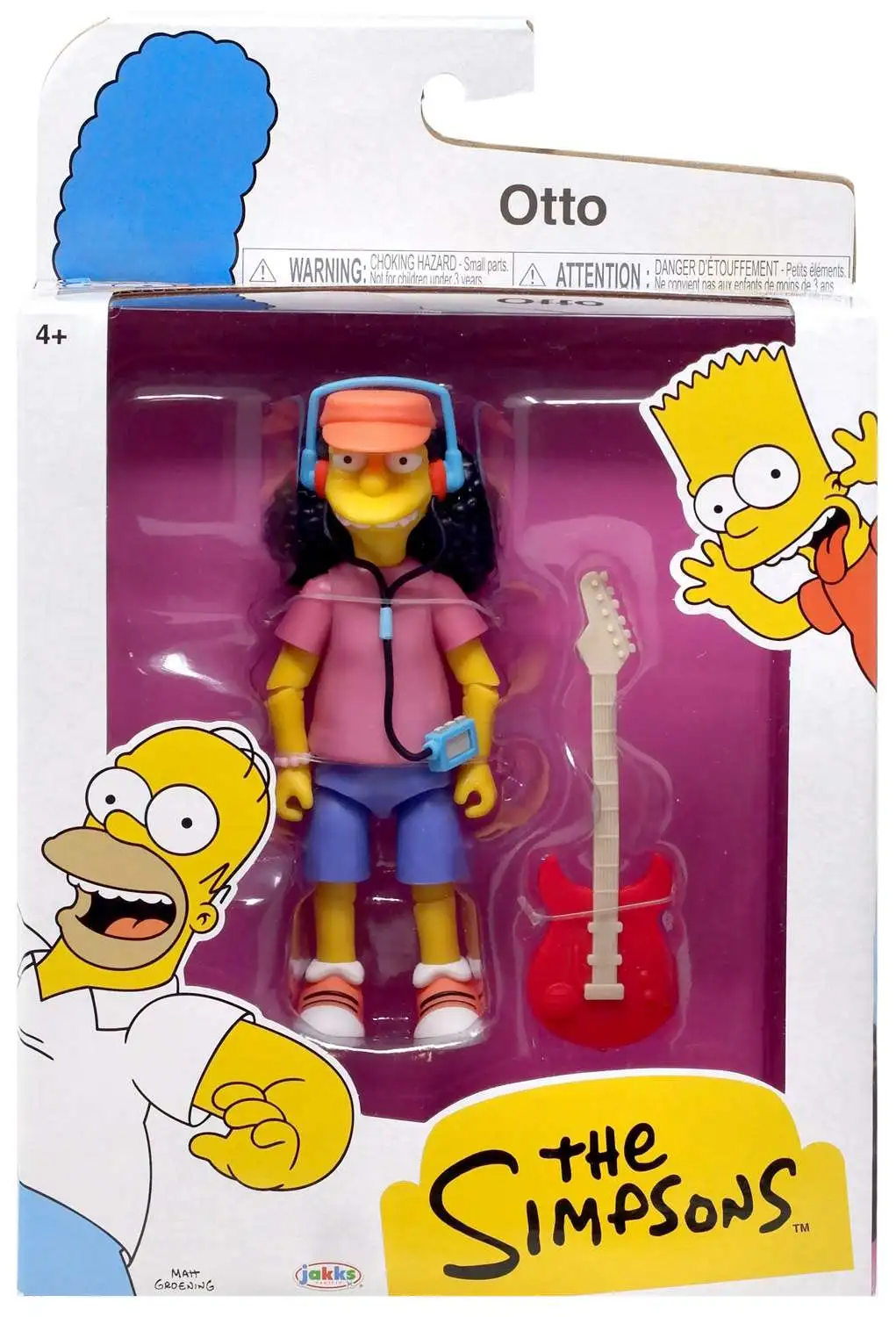 ryutakuya0716The Simpsons シリーズ1フィギュア The Simpsons Wave 1 Otto 5 Action Figure Jakks Pacific - ToyWiz