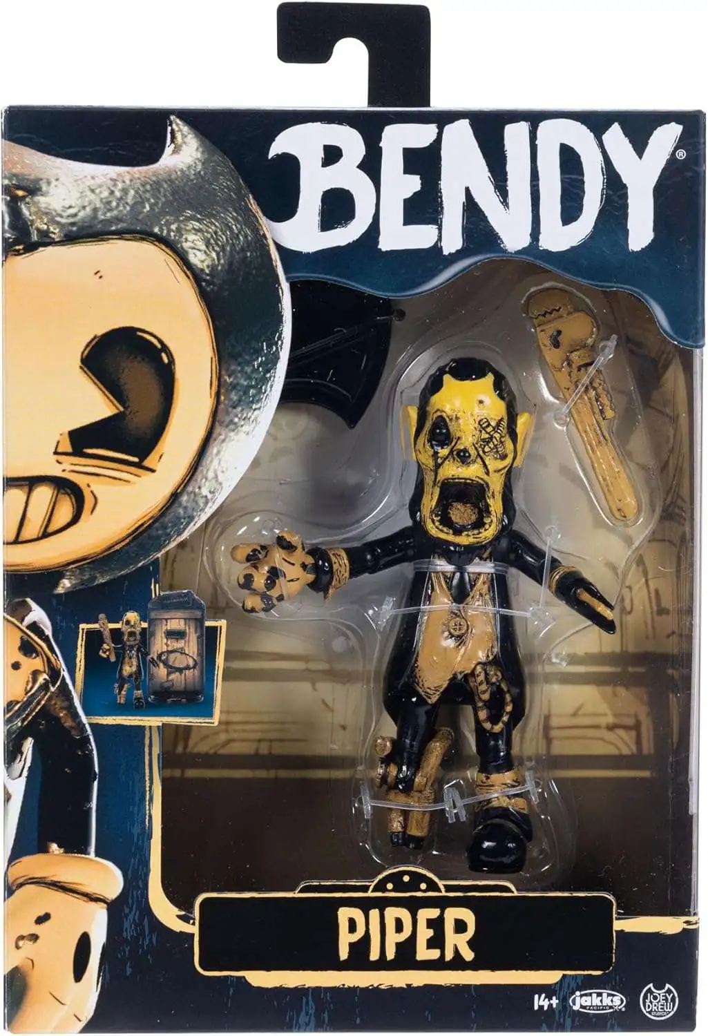 Bendy and the Ink Machine Piper Action Figure with Wrench