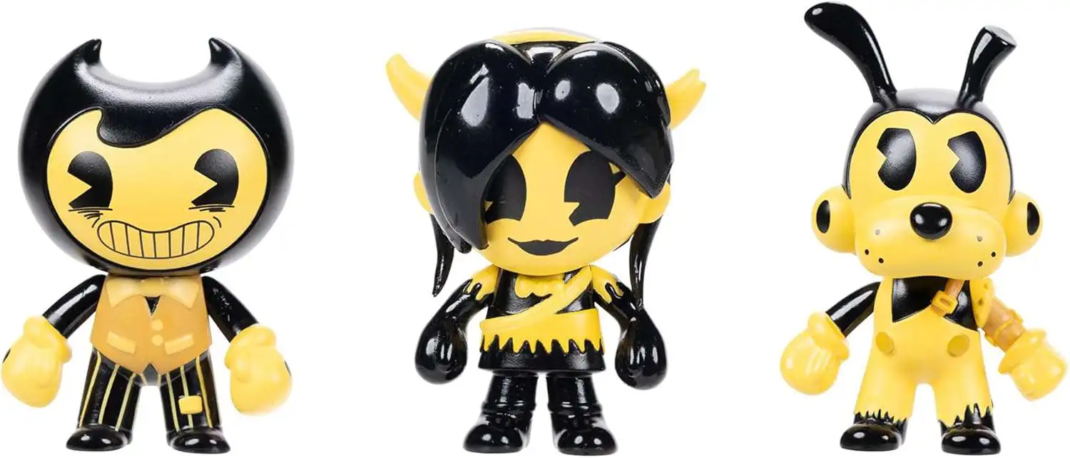 bendy and the ink machine フィギュア セット Bendy and the Ink Machine Bendy, Allison Tom 2.5 Mini Vinyl