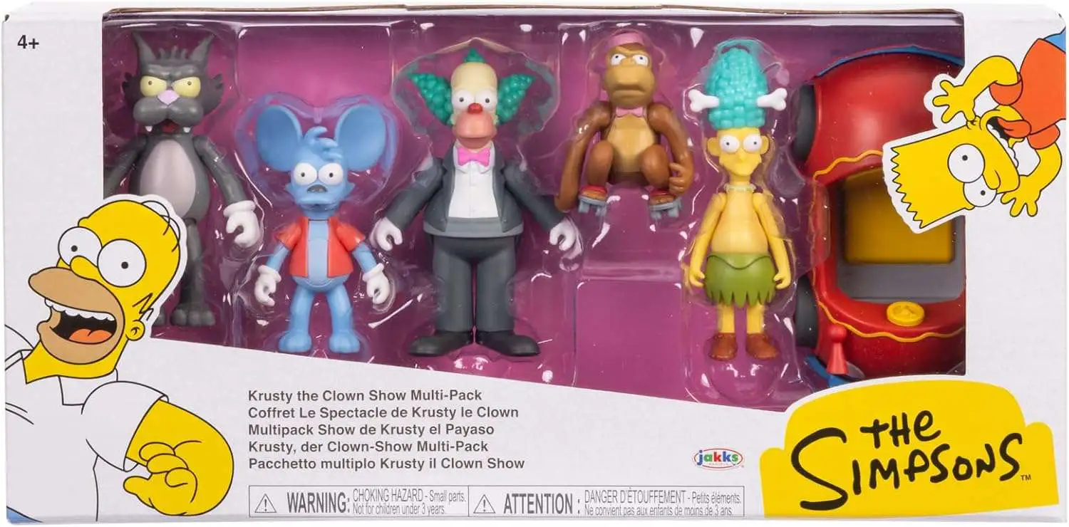 The Simpsons Krusty the Clown Show Multi Pack Action Figure 5-Pack