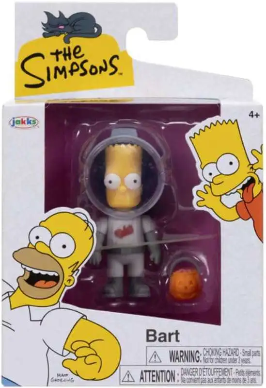 The Simpsons Bart With Space Suit 2.5 Mini Figure Jakks Pacific