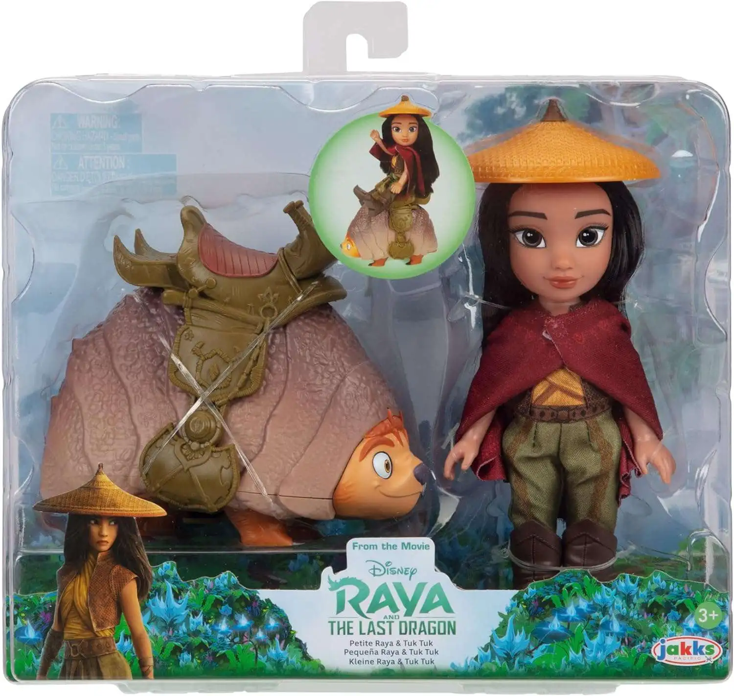 Raya and the Last Dragon Raya & Tuk Tuk 6-Inch Petite Doll