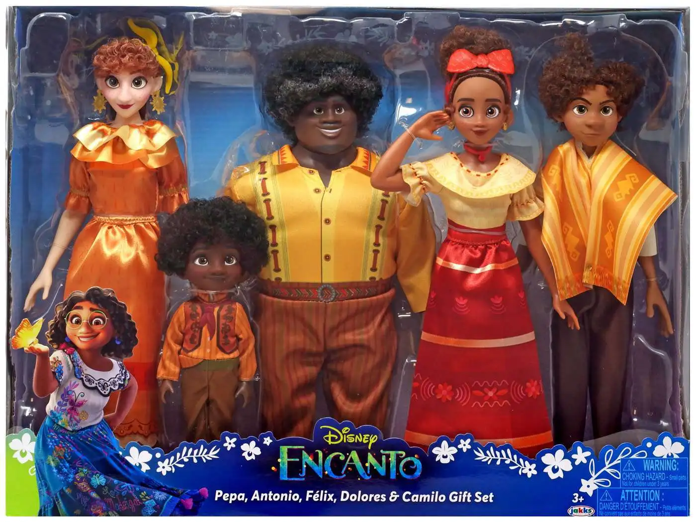 Disney Encanto Pepa, Antonio, Felix, Dolores Camilo Doll 4-Pack Gift ...