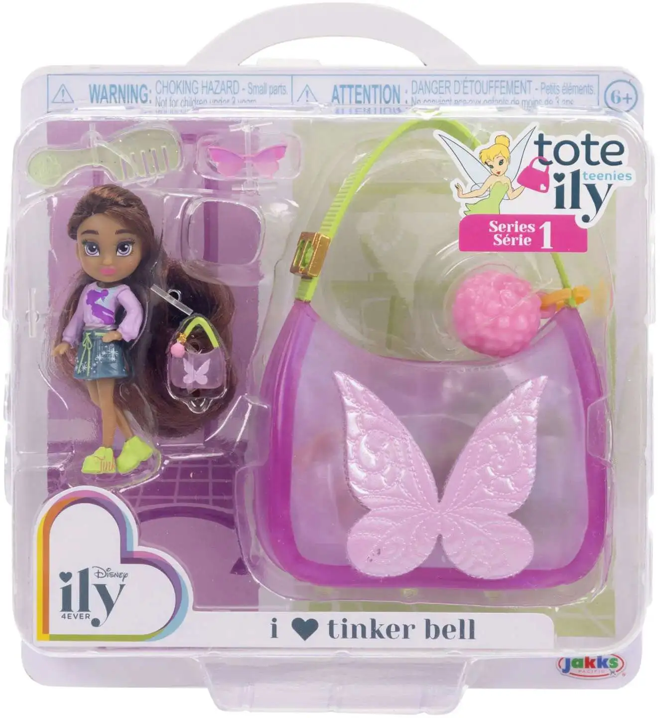 Disney ily 4EVER Tote Ily Teenies Series 1 I Love Tinker Bell 2-Inch Mini Doll