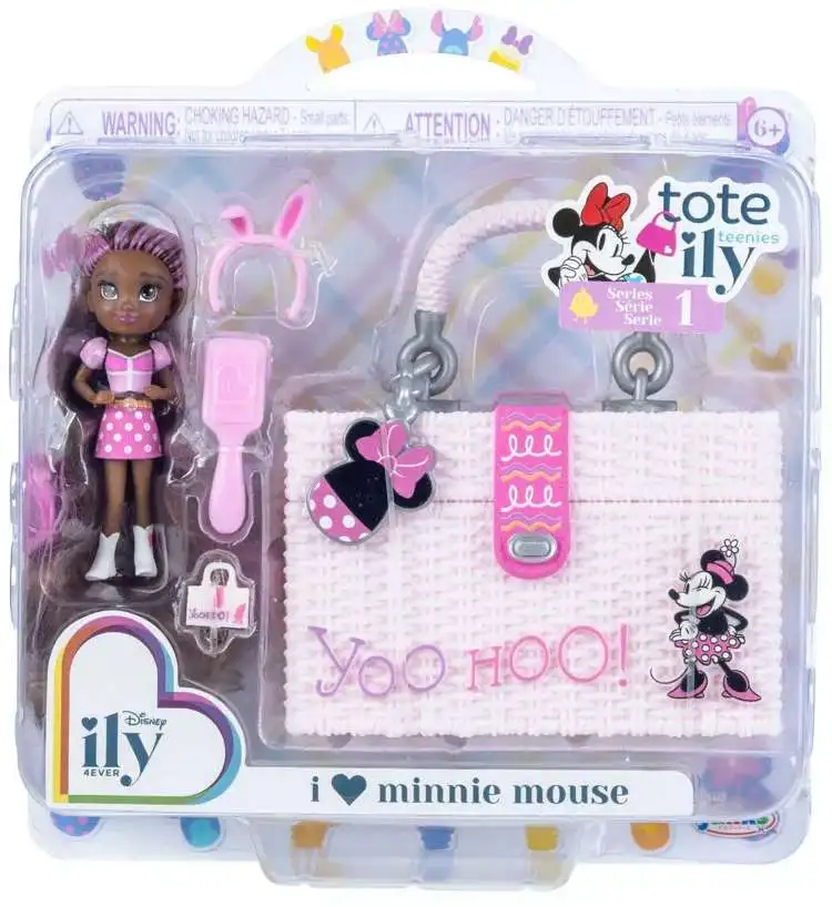 Disney ily 4EVER Tote Ily Teenies Easter Series 1 I Love Minnie Mouse 2-Inch Mini Doll