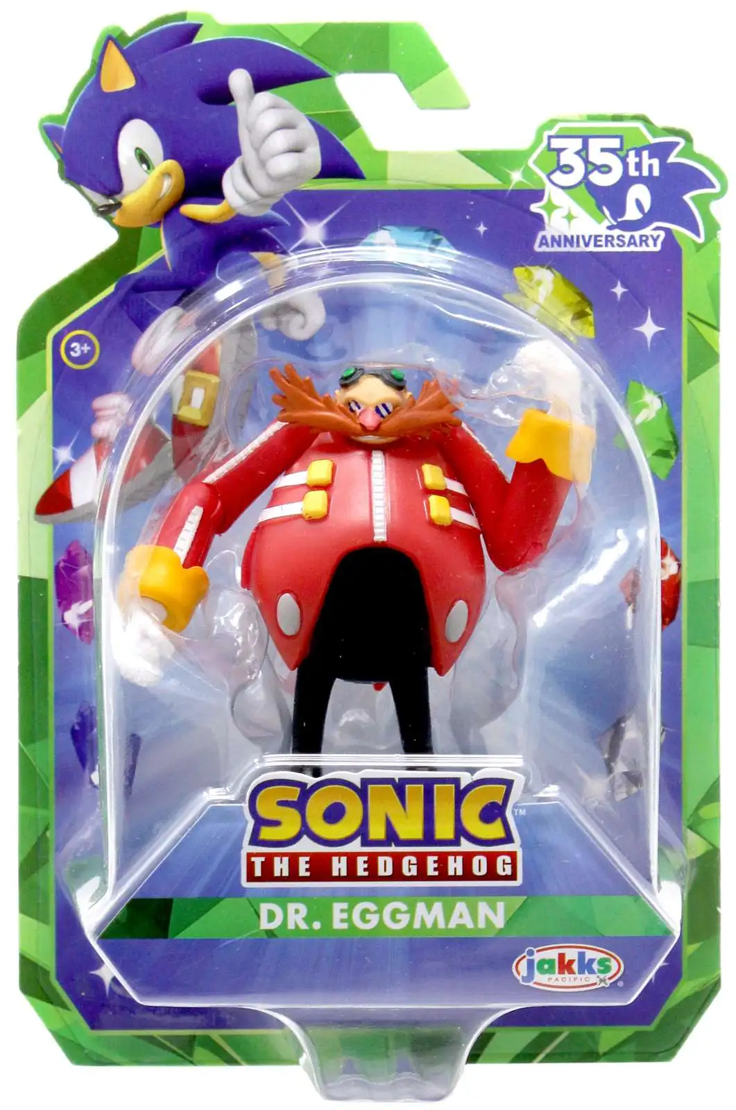 Sonic The Hedgehog 35th Anniversary Dr. Eggman 2.5-Inch Mini Figure