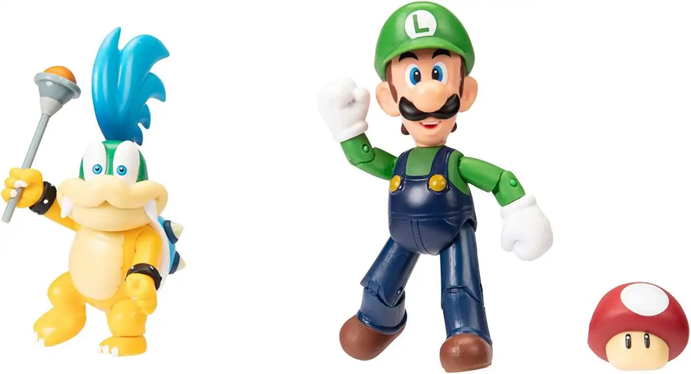 Super Mario Super Mario Odyssey Explorer Mario 4 Inch Action Figure (with  Blue Power Moon) 