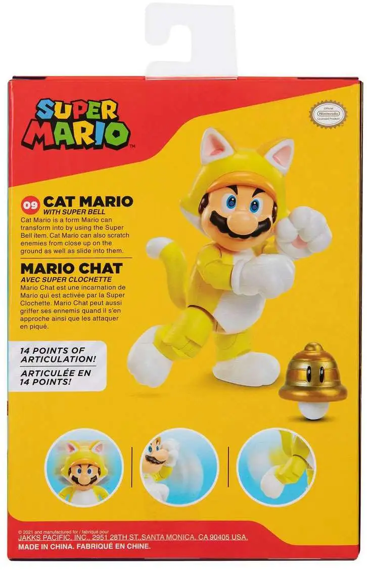 Nintendo Cat Mario with Superbell, 10 cm: : Games