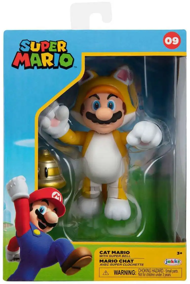 Nintendo The Super Mario Bros. Movie Cat Mario Action Figure