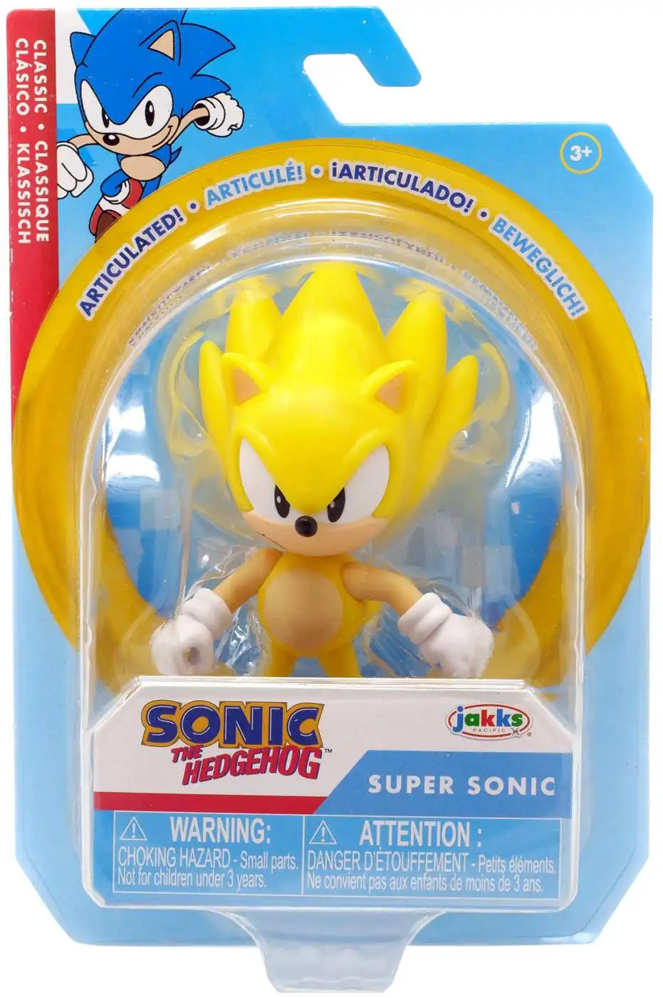 Sonic The Hedgehog Super Sonic 2.5 Mini Figure Classic