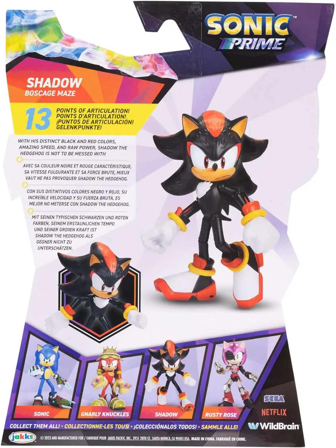 Sonic Prime Shadow 5 Action Figure 