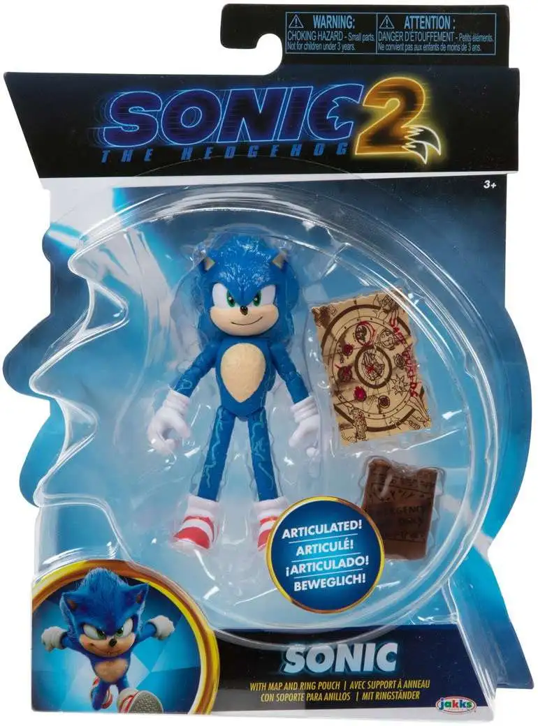 Gedateerd storm deze Sonic the Hedgehog 2 Movie Sonic 4 Action Figure Map Ring Pouch Jakks  Pacific - ToyWiz