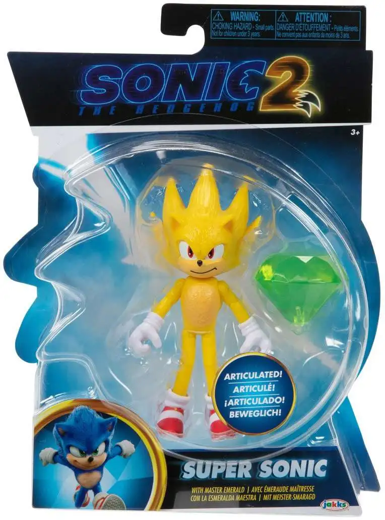 Modern Super Sonic the Hedgehog with Super Ring