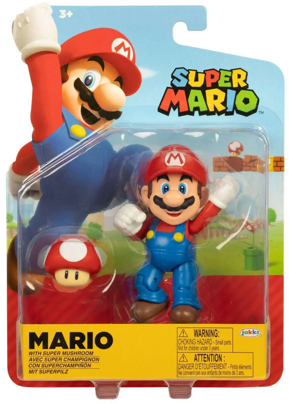 World of Nintendo Wave 29 Super Mario Action Figure [with Super Mushroom]