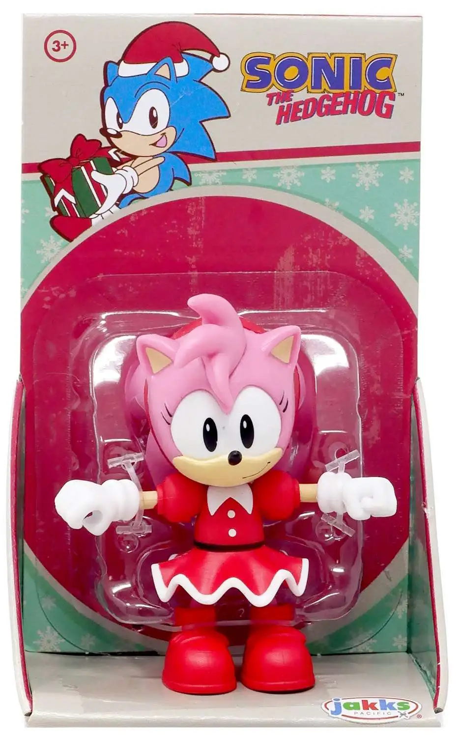 Sonic The Hedgehog Amy 4 Action Figure Modern, with Hammer Jakks