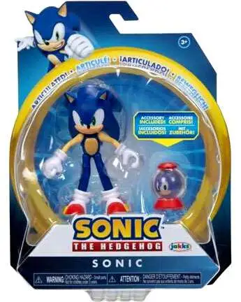 Sonic The Hedgehog Sonic Action Figure [Modern, with 1-Up Item Box]