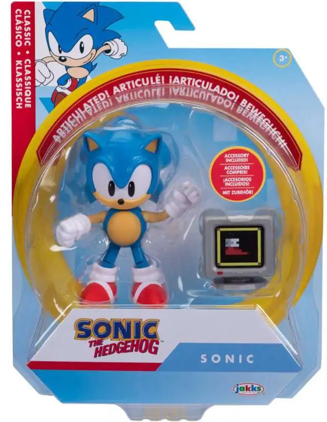 Sonic The Hedgehog Classic Tails 3 Action Figure Black White Deco TOMY,  Inc. - ToyWiz