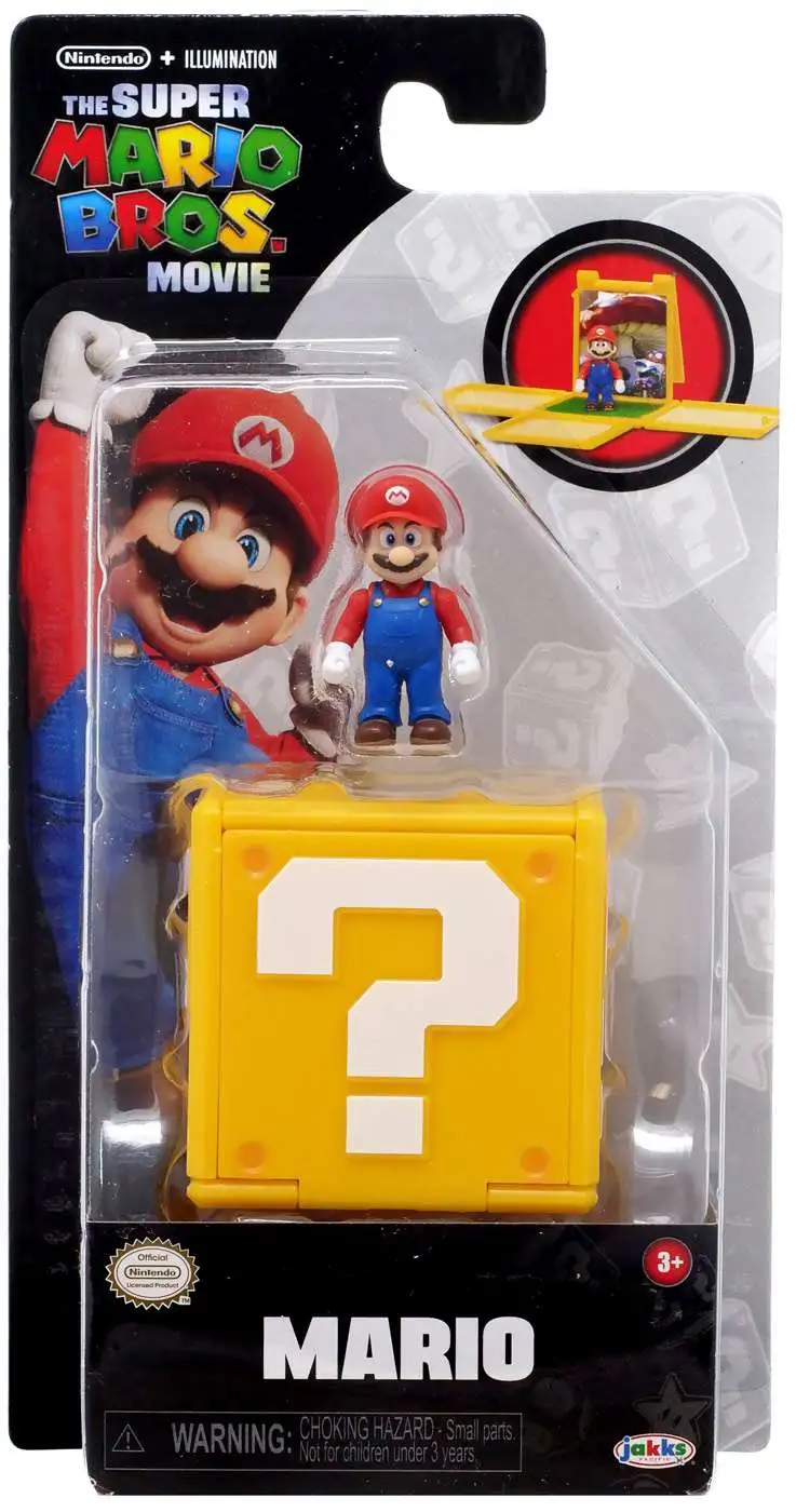  The Super Mario Bros. Movie – 1.25” Mini Figure with Question  Block 6-Pack Wave 1 Features Mario, Luigi, Peach, Toad, Kamek and, Koopa  Paratroopa : Toys & Games