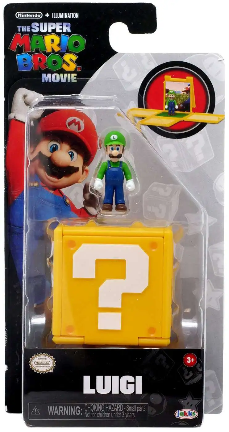 Nintendo The Super Mario Bros. Movie Luigi Figure With Flashlight