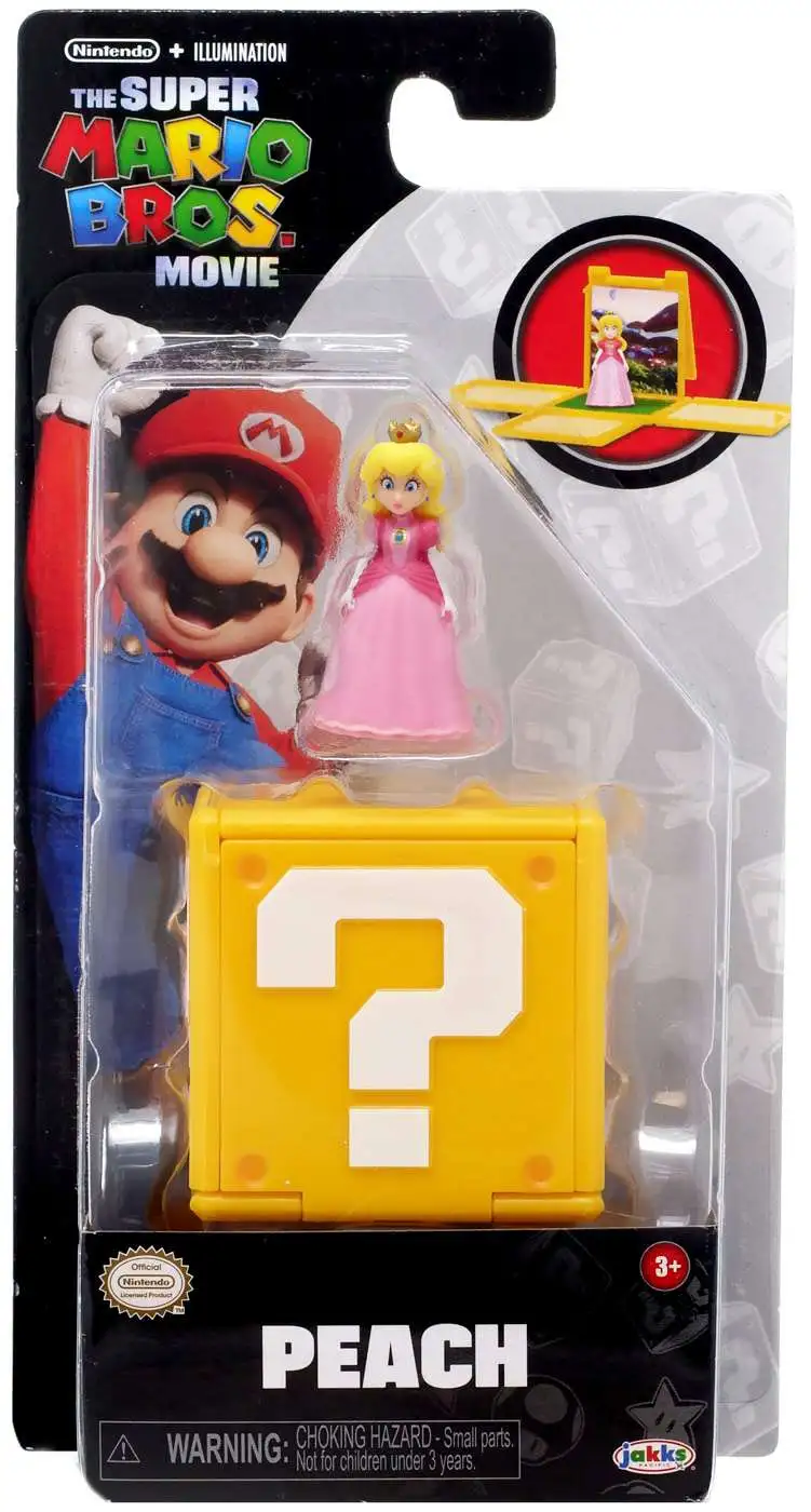 The Super Mario Bros Movie Mini Figure With Question Block Complete Set