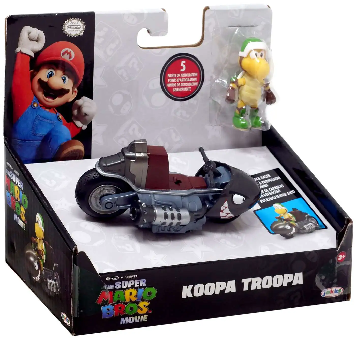 Buy Nintendo Super Mario Movie Figurine with Kart - Assorted