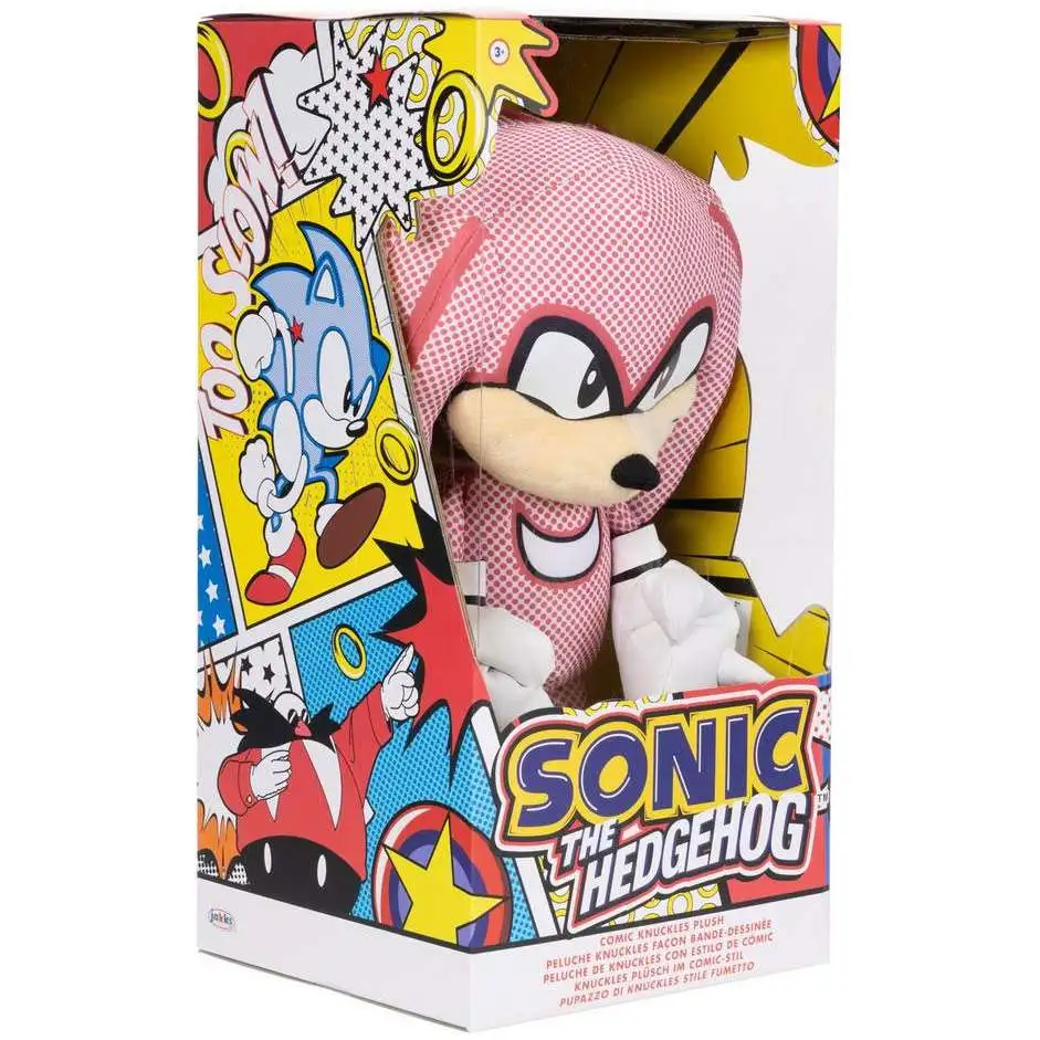 Sonic The Hedgehog Comic Knuckles Exclusive 15-Inch Plush