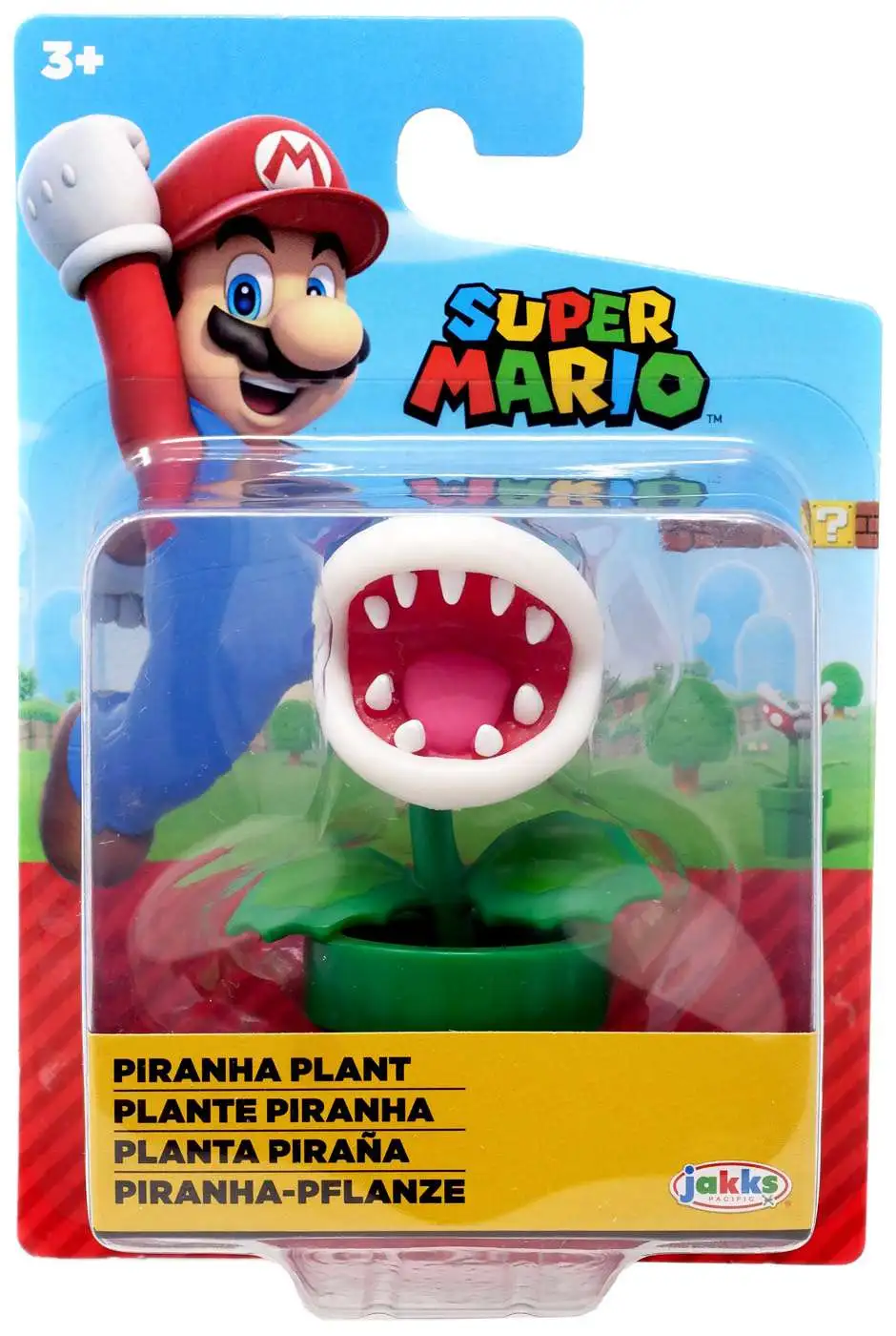 World of Nintendo Super Mario Wave 42 Piranha Plant 2.5-Inch Mini Figure