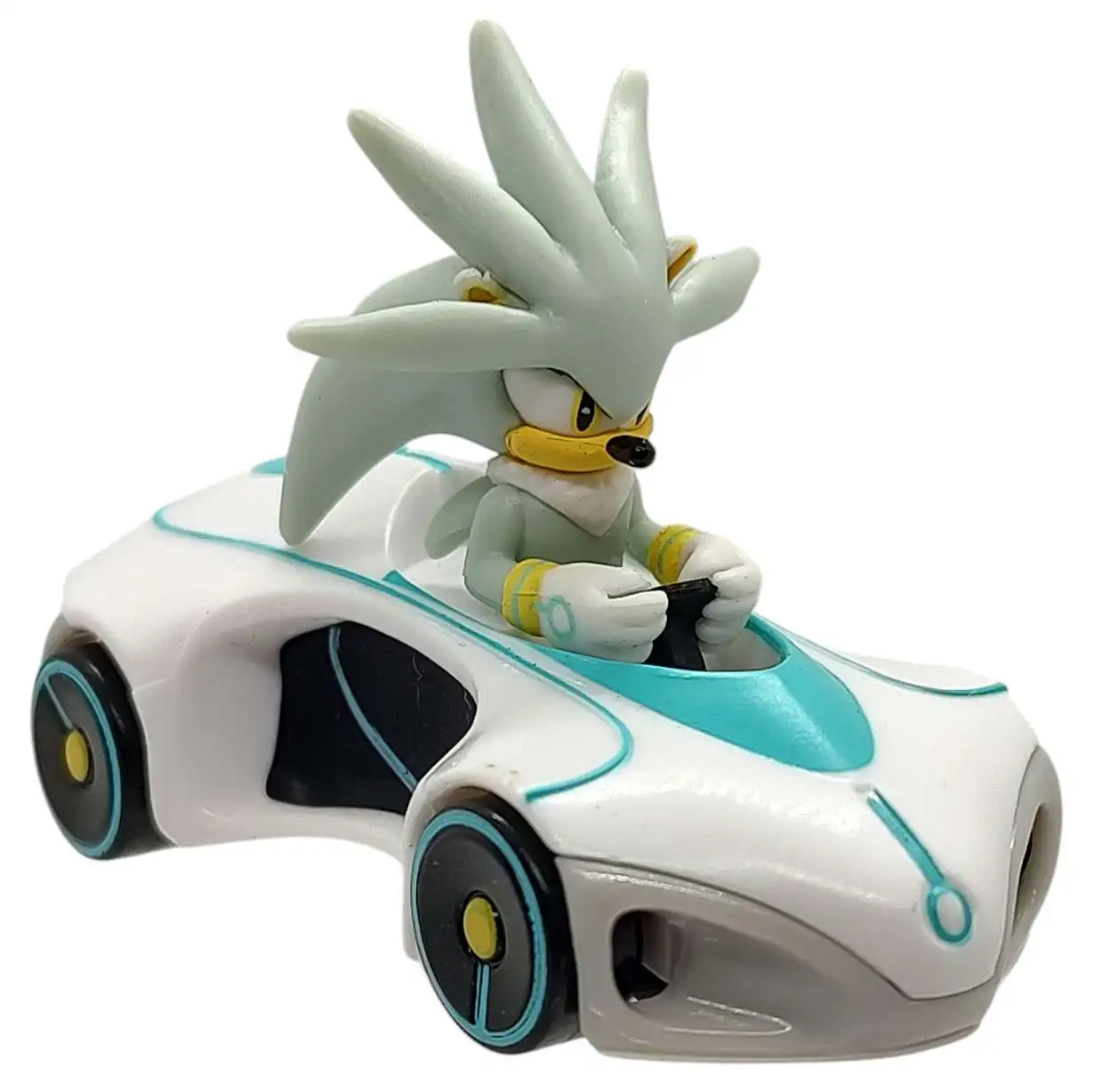 Sonic The Hedgehog Silver Diecast Car [Lightron Loose]