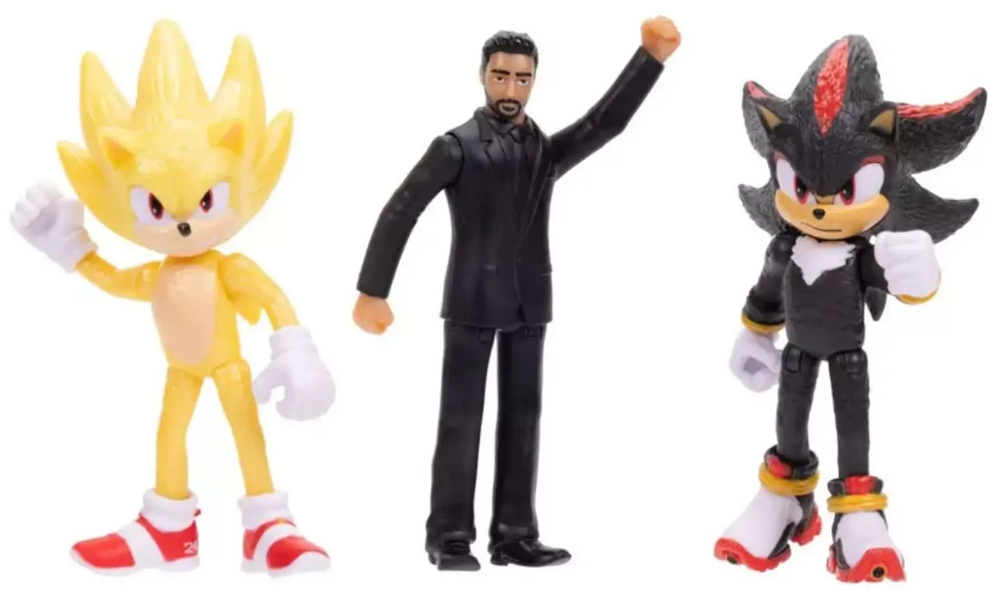 Sonic The Hedgehog 3 Agent Stone, Shadow, Master Emerald
