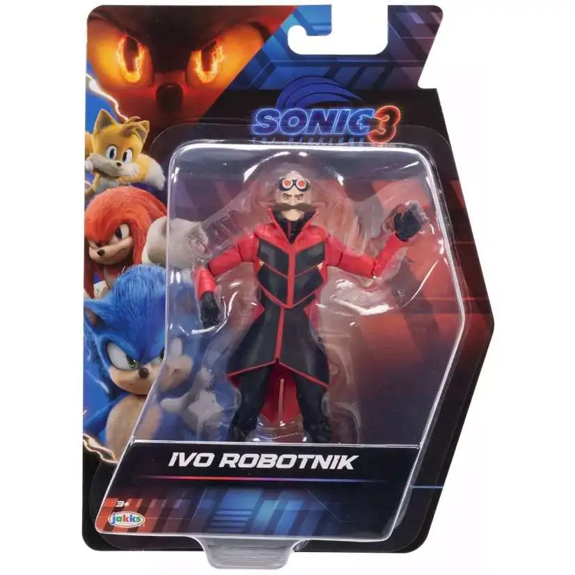 Sonic The Hedgehog 3 Movie Wave 1 Ivo Robotnik 5 Action Figure Jakks  Pacific - ToyWiz