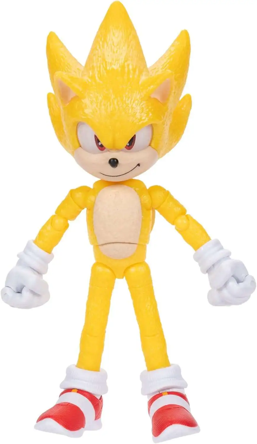 Sonic The Hedgehog 3 Wave 2 Super Sonic 5 Action Figure