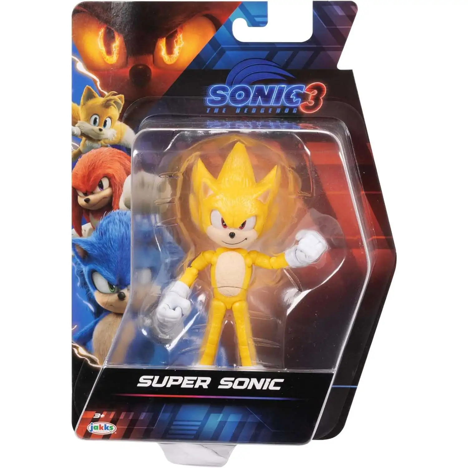 Sonic The Hedgehog 3 Wave 2 Super Sonic 5 Action Figure