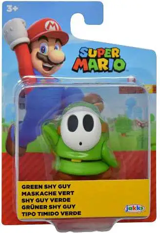 World of Nintendo Super Mario Wave 47 Green Shy Guy 2.5-Inch Mini Figure
