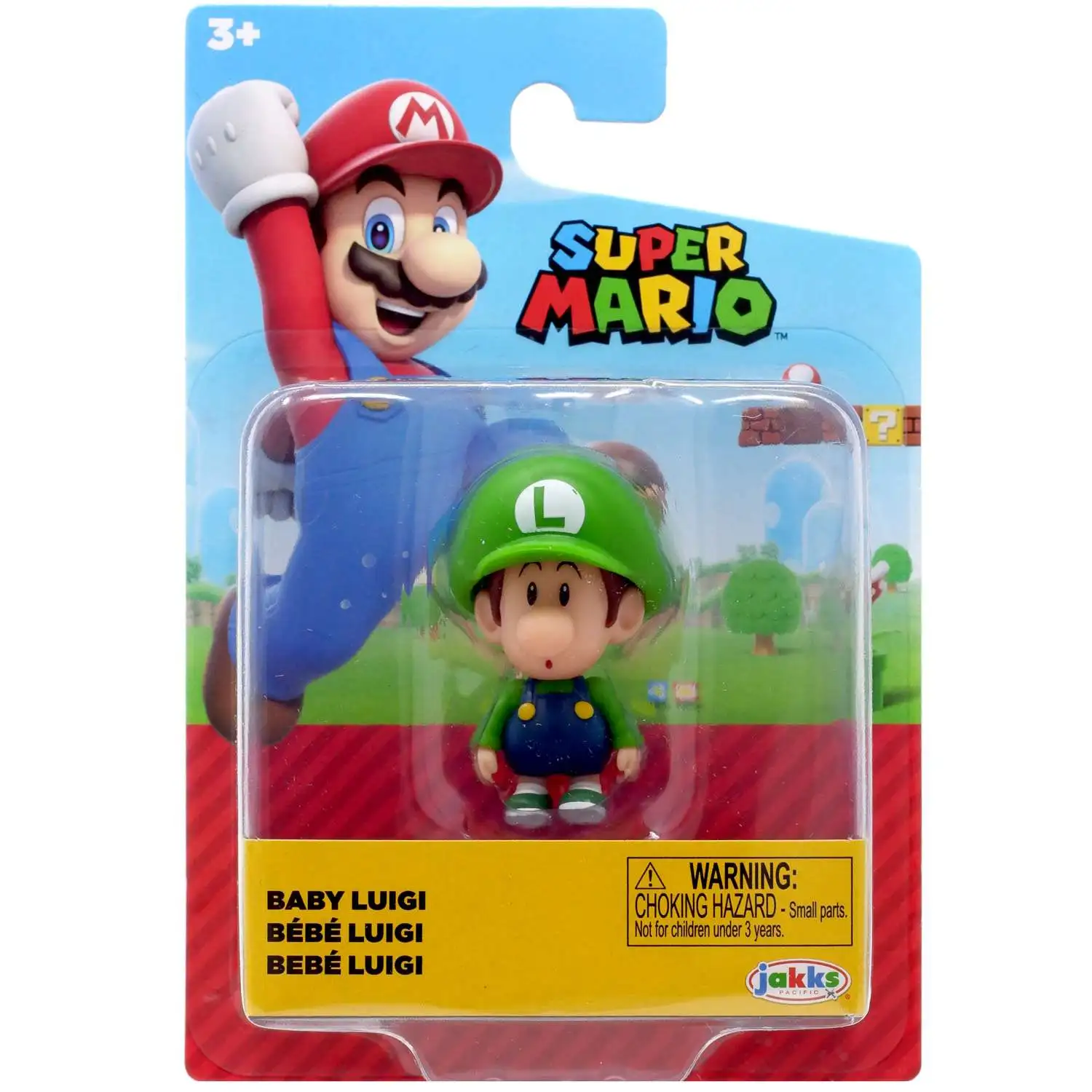 World of Nintendo Super Mario Wave 49 Baby Luigi 2.5-Inch Mini Figure
