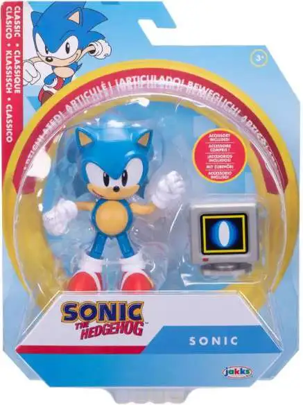 Sonic The Hedgehog Sonic Action Figure [Classic, with Shield Up]