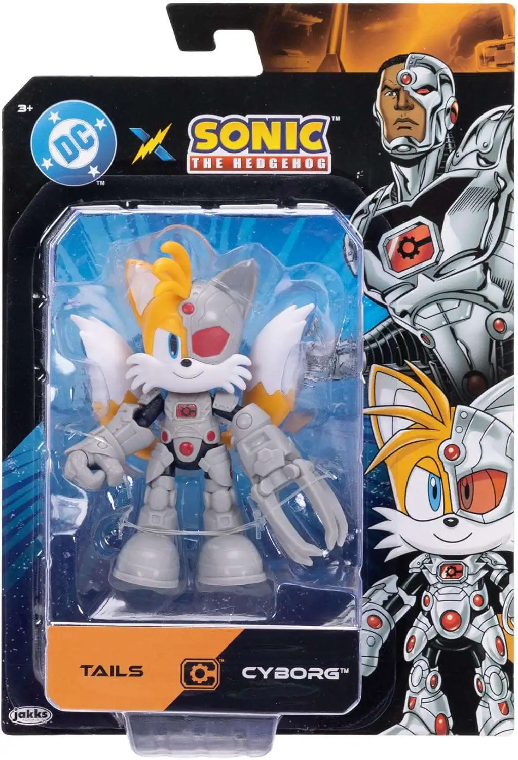 Sonic The Hedgehog x DC Tails as Cyborg Action Figure