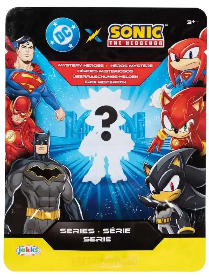 Sonic The Hedgehog x DC Series 2 2.5-Inch Mystery Heroes Pack [1 RANDOM Mini Figure]