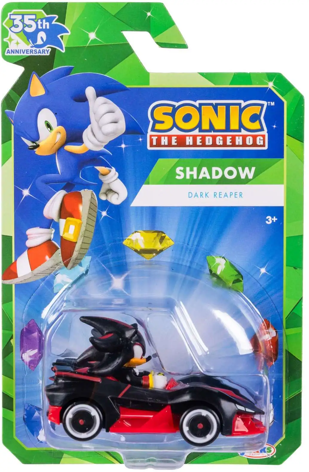 UDESPER & SHADOWMAN フィギュアセット Sonic The Hedgehog 35th Anniversary Shadow 164 Diecast Vehicle